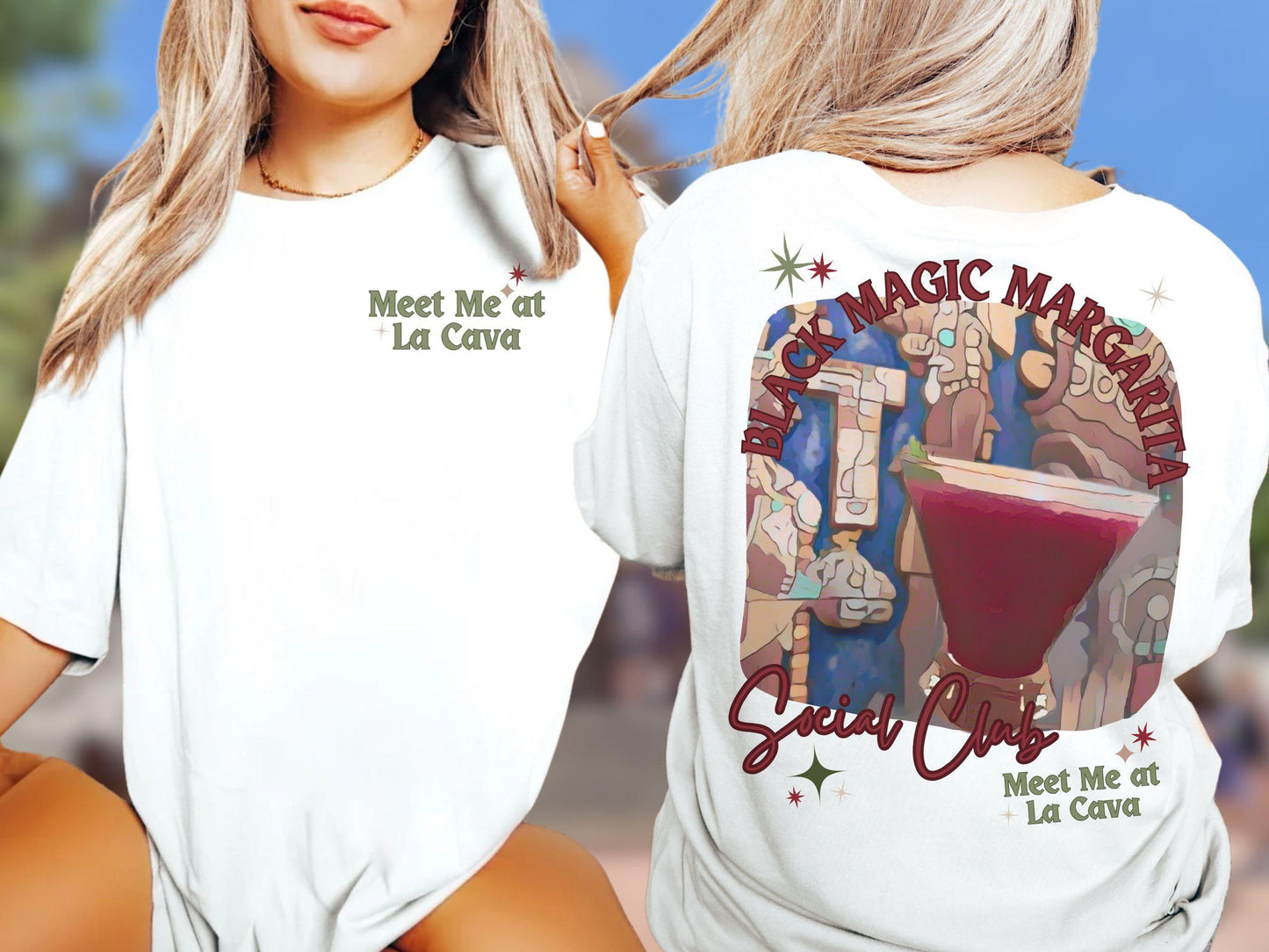 Black Magic Margarita Social Club Shirt: EPCOT La Cava Inspired Tee