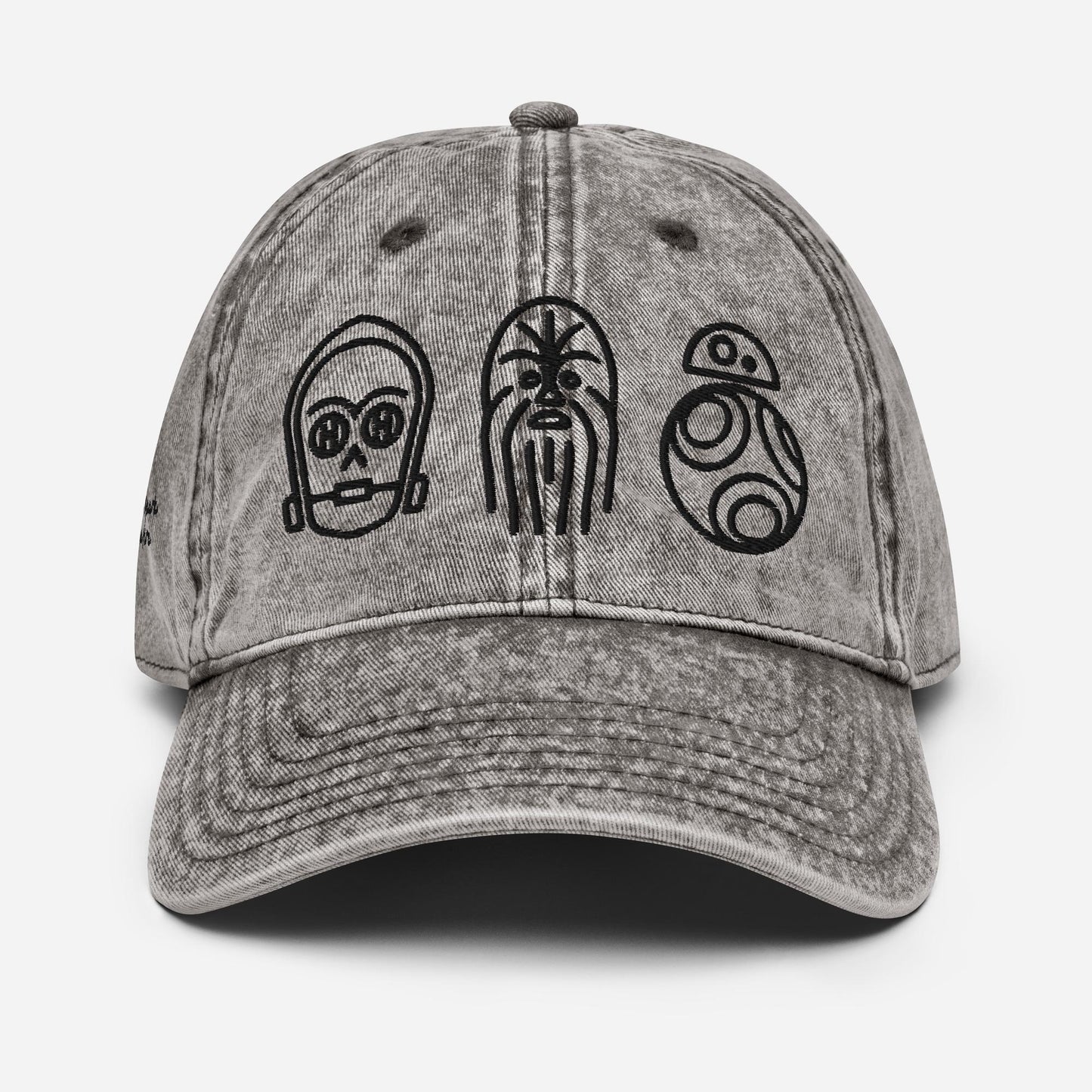 Star Wars Icon Hat: C3PO, Chewbacca & BB8 - Vintage Style