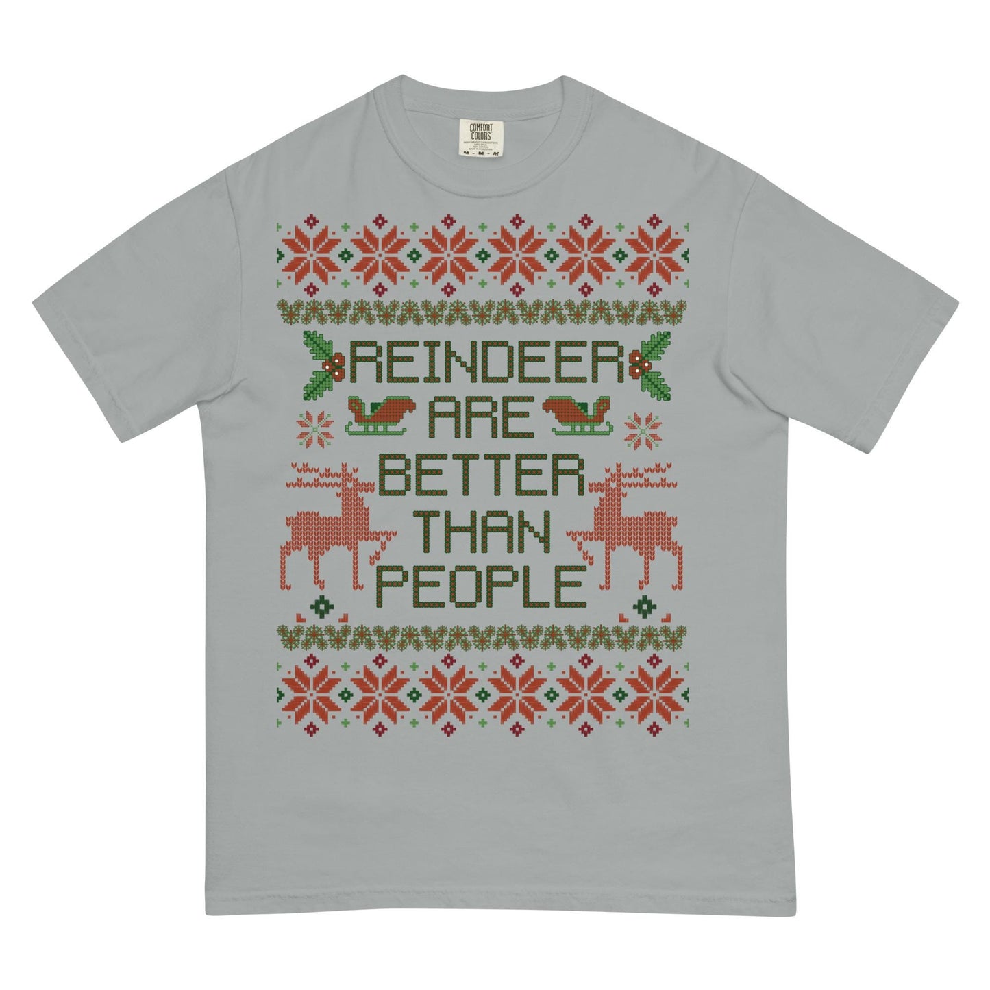 Reindeer Are Better Than People Shirt, Disney Frozen Comfort Colors Tee