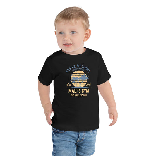 Moana Inspired Maui’s Gym Bella Canvas Toddler Short Sleeve Tee