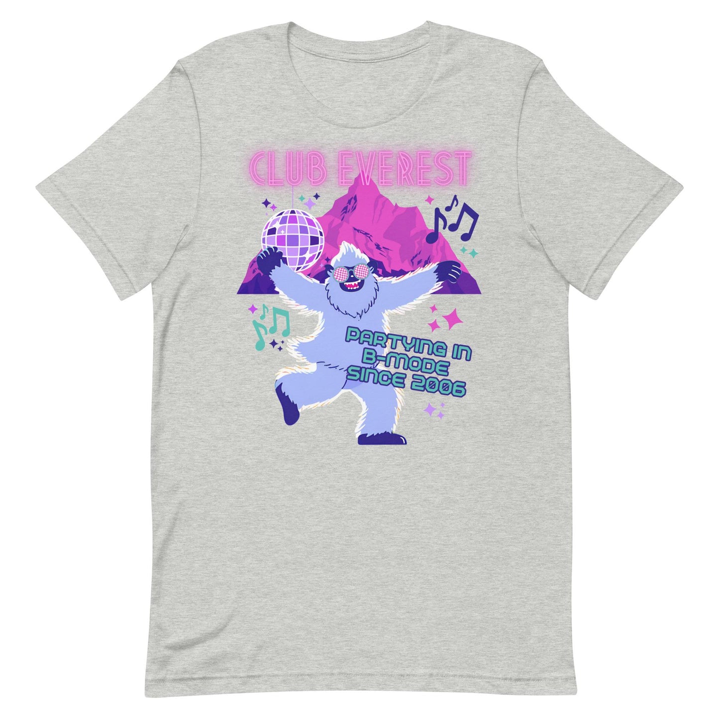 Disco Yeti Shirt, Club Everest, Animal Kingdom Bella Canvas Tee