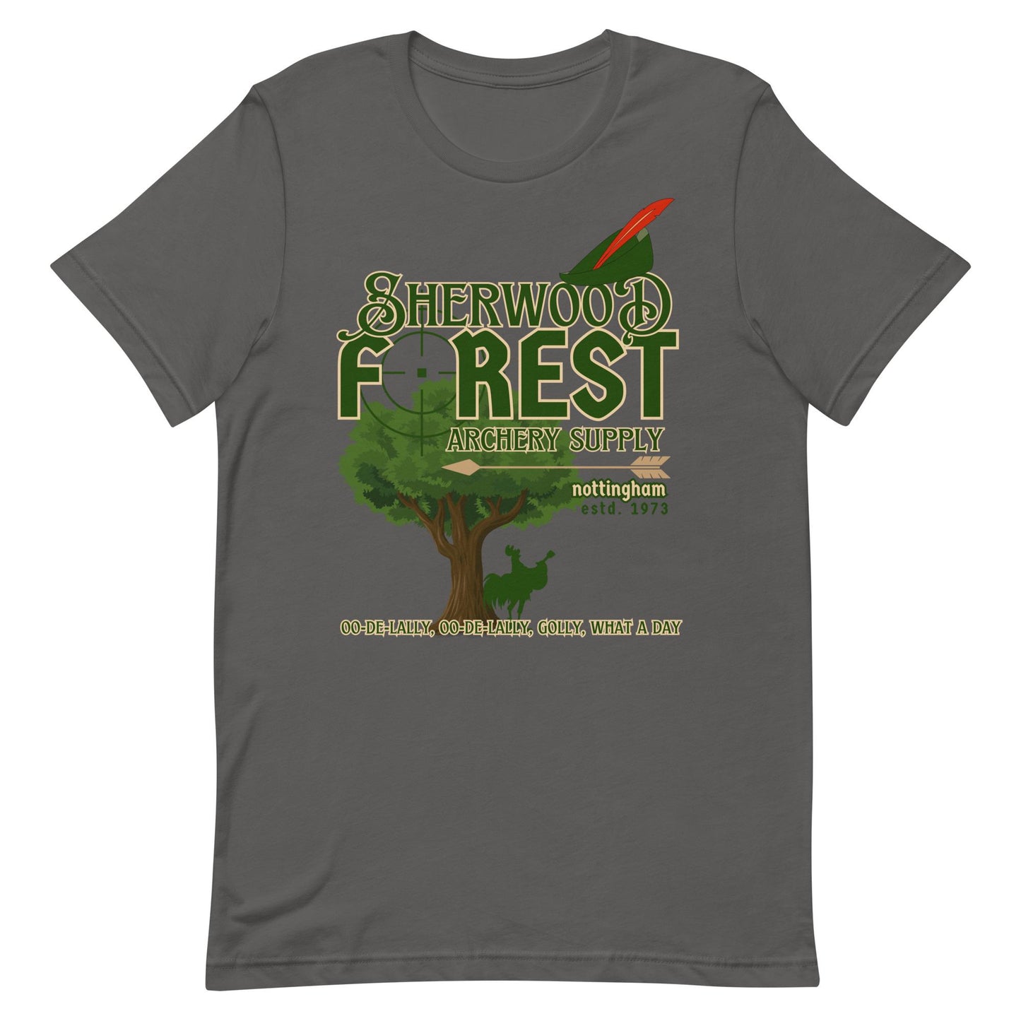 Sherwood Forest Archery Bella Canvas T-Shirt, Subtle Disney Shirt