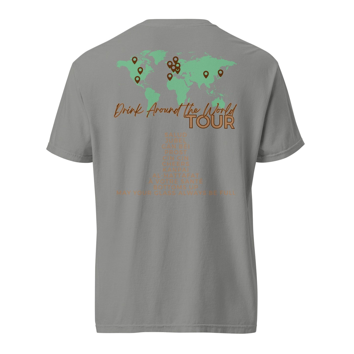Drink Around the World Tour T-Shirt: EPCOT Group Tee