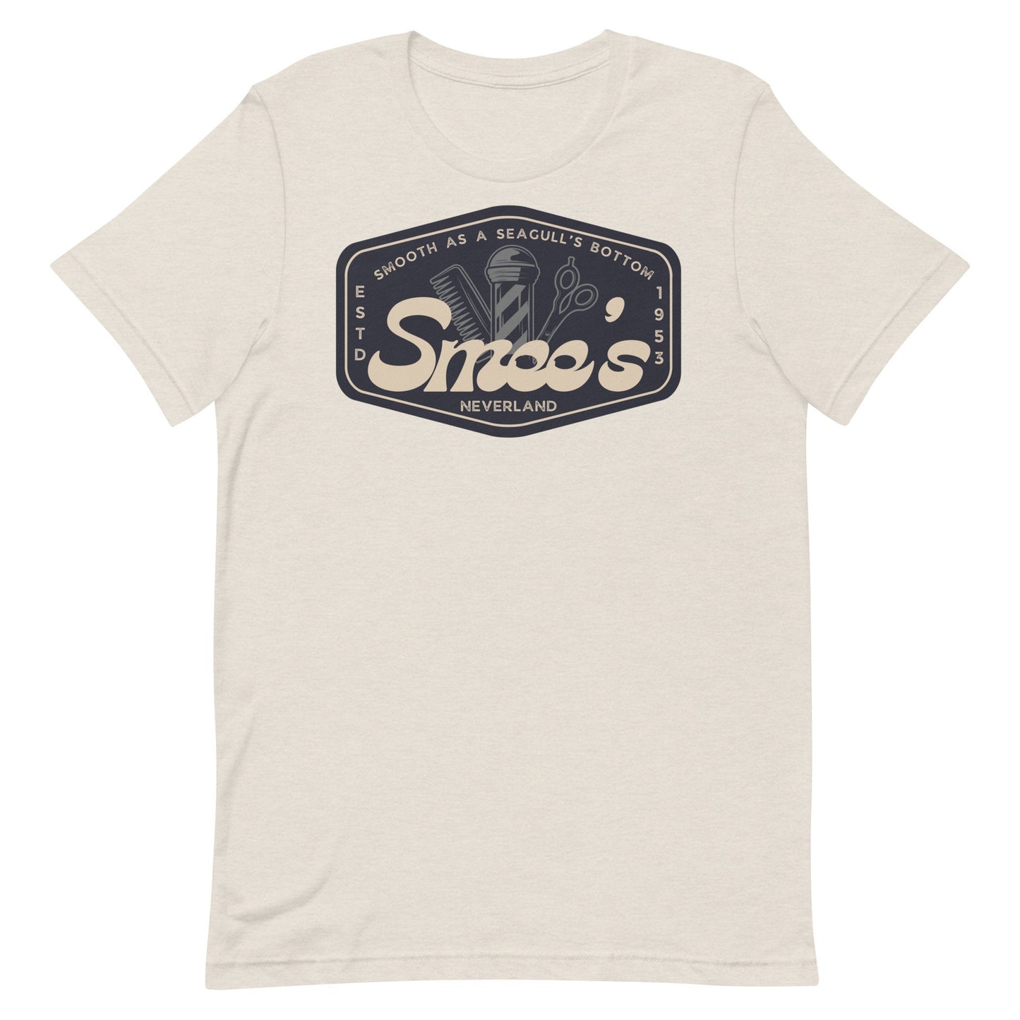 Smee's Barber Shop Bella Canvas T-Shirt, Subtle Disney Dad Shirt