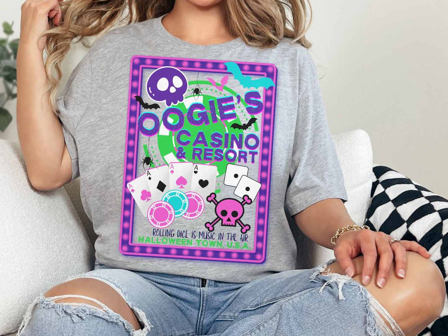 Oogie Boogie Casino Resort Shirt, Subtle Disney Family Tee