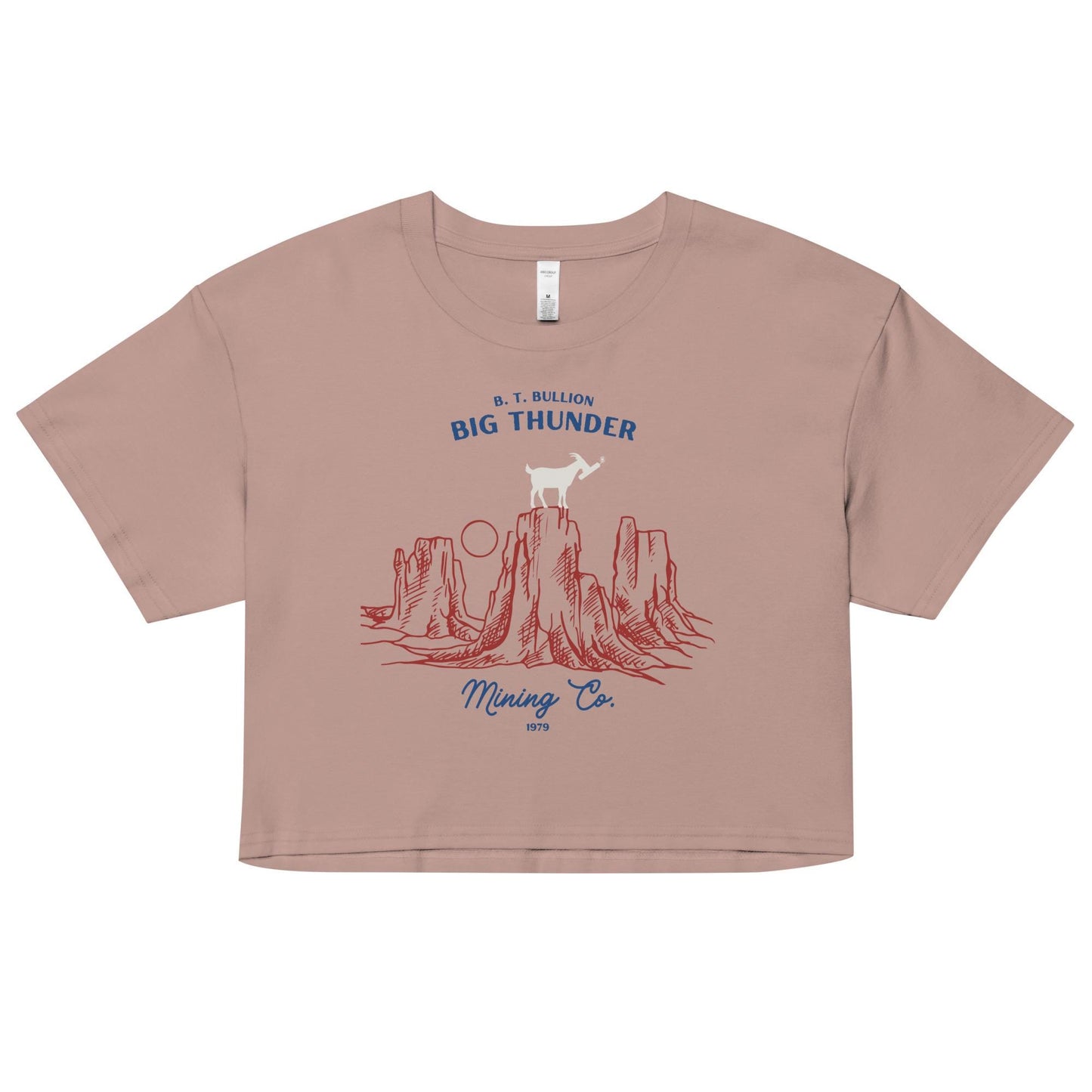 Big Thunder Mountain Crop Top, Magic Kingdom, Women's Cotton Shirt