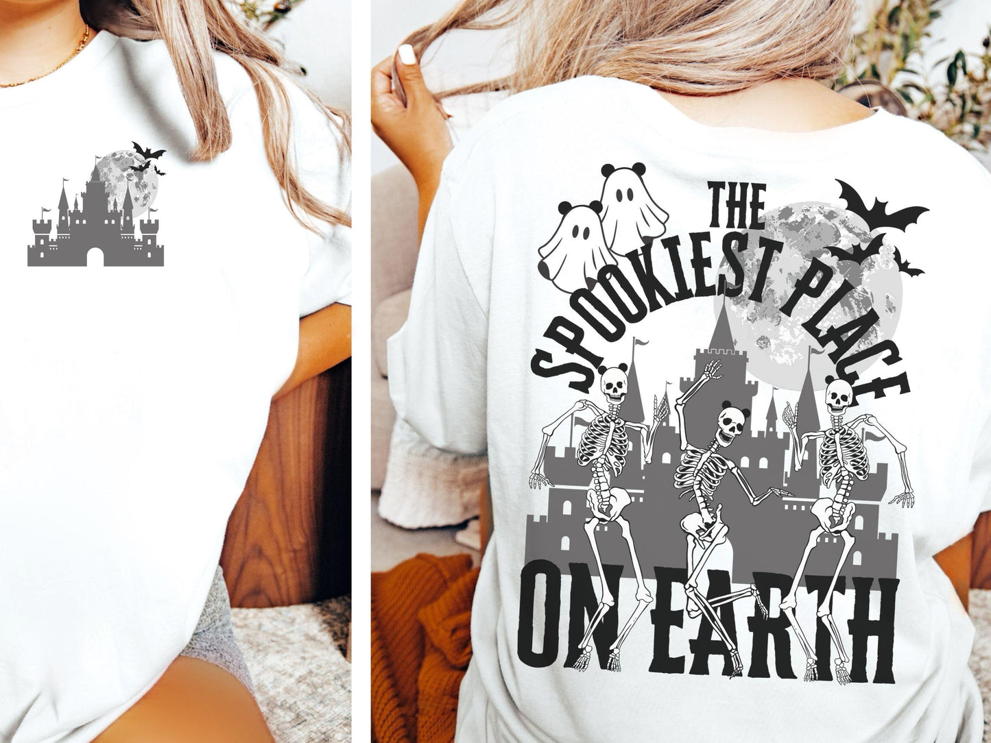 Spookiest Place on Earth Disney Halloween T-Shirt, Bella Canvas