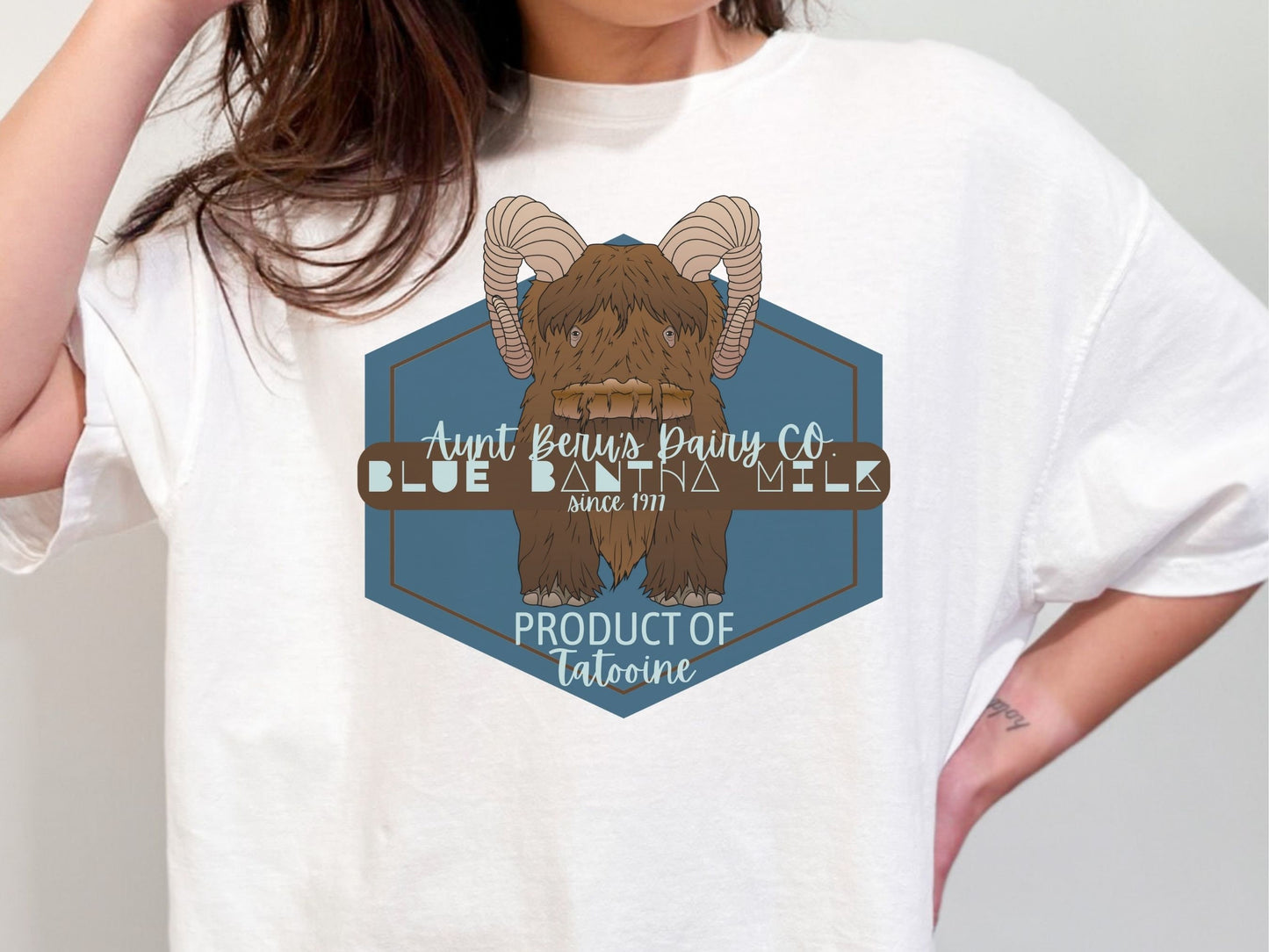 Blue Milk T-Shirt, Comfort Colors, Disney Family Shirt