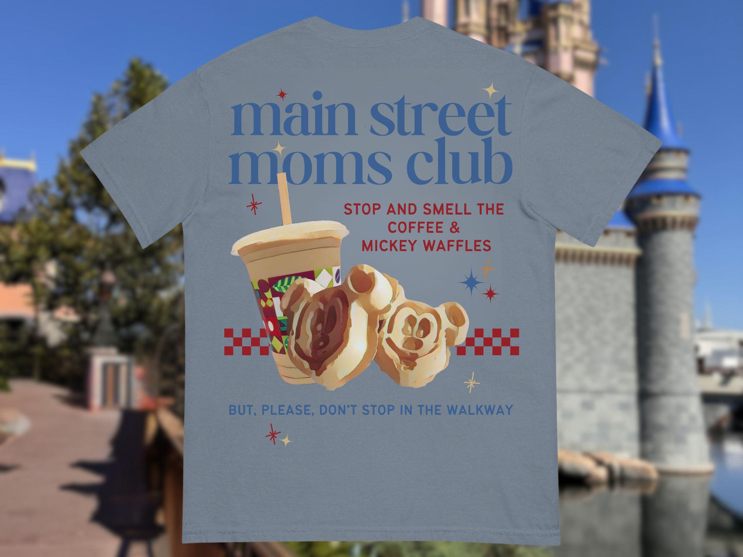 Main Street Moms Club™ Collection Comfort Colors Shirt, Disney Mom Shirt