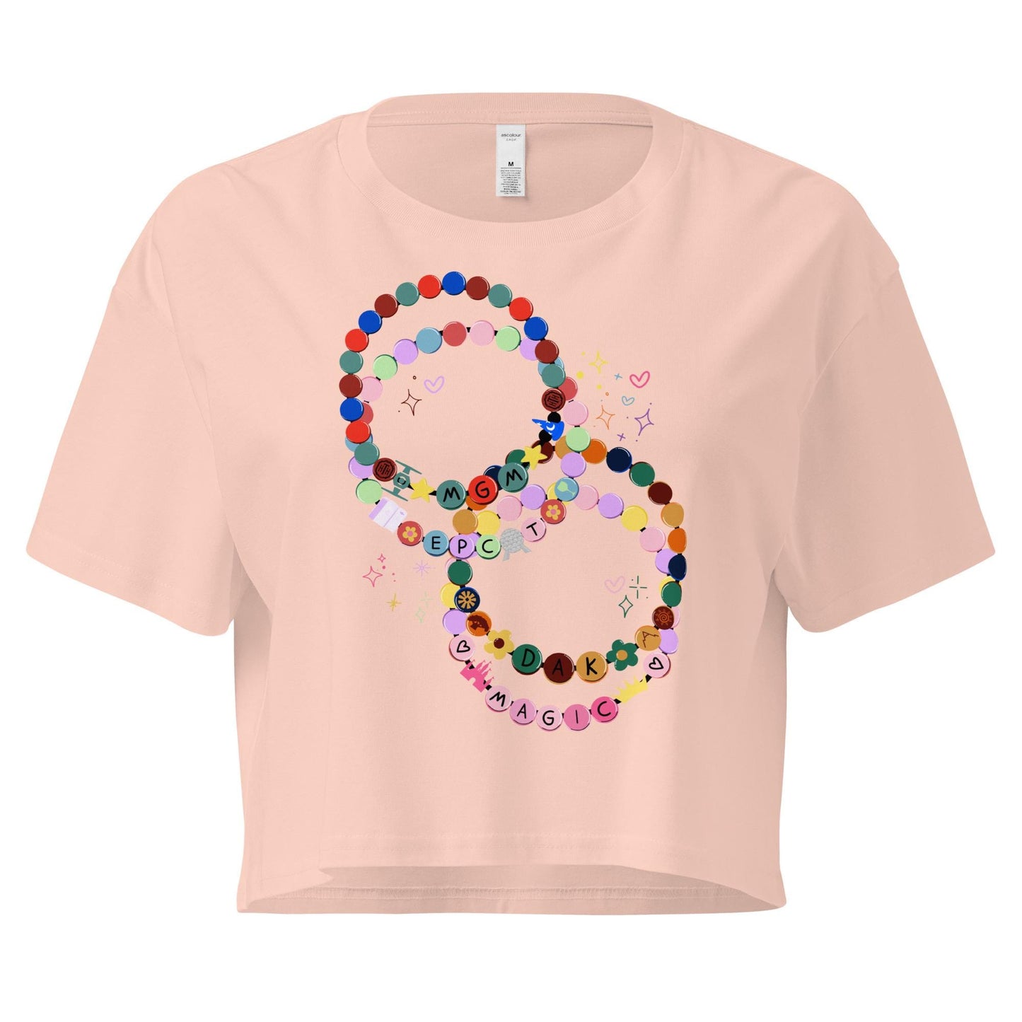 Disney Park Friendship Bracelets Crop Top, Disney Girls Trip Tee