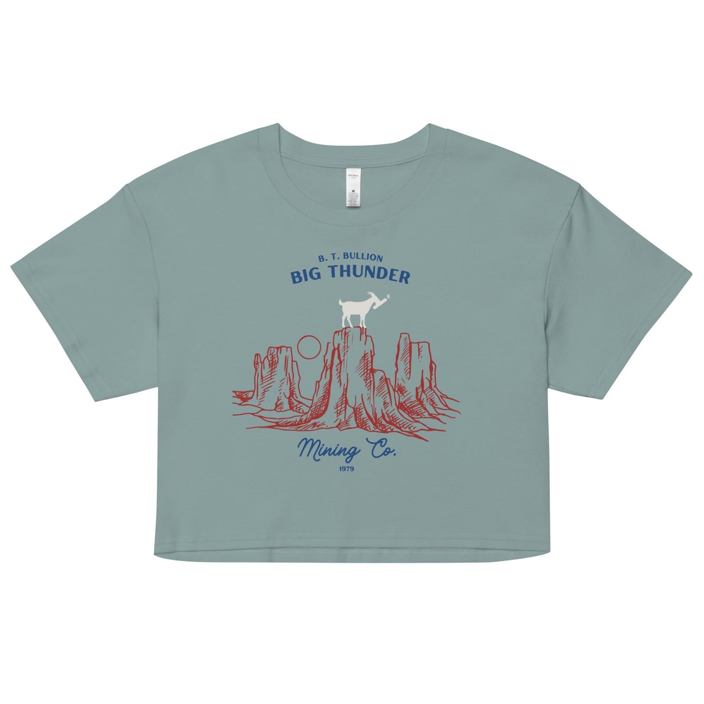 Big Thunder Mountain Crop Top, Magic Kingdom, Women's Cotton Shirt