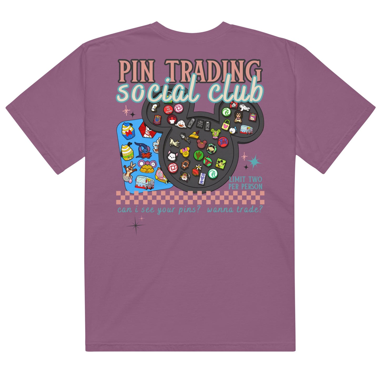 Disney Adult Pin Trading Social Club Shirt