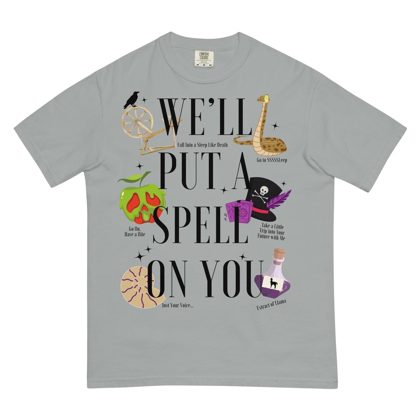 Disney Halloween Villains Shirt, Spooky Comfort Colors Tee