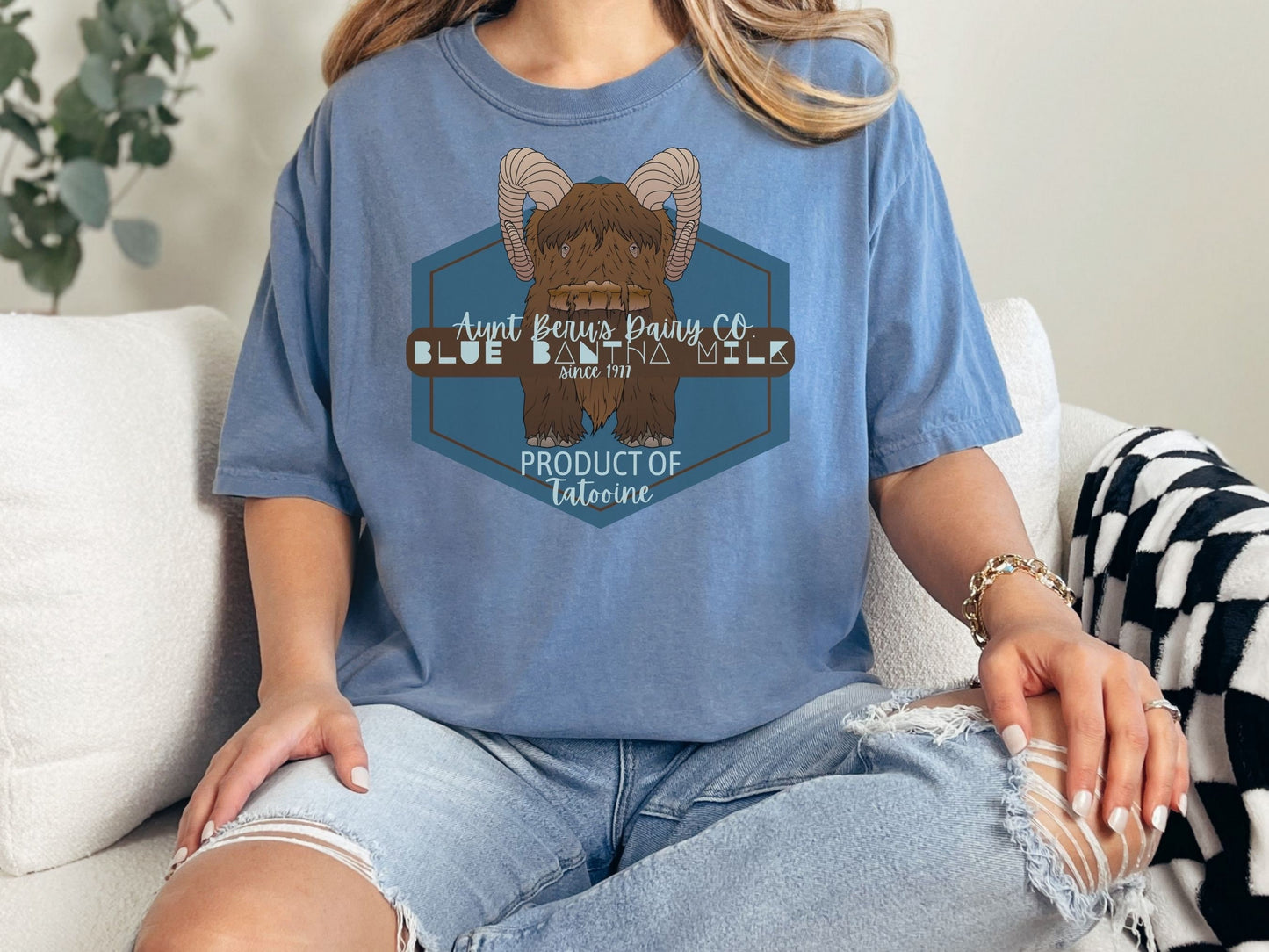 Blue Milk T-Shirt, Comfort Colors, Disney Family Shirt