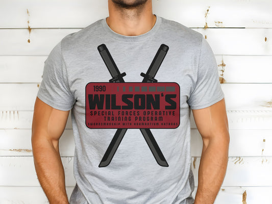 Wilson's Katanas T-Shirt, Bella Canvas Disney Family Tee