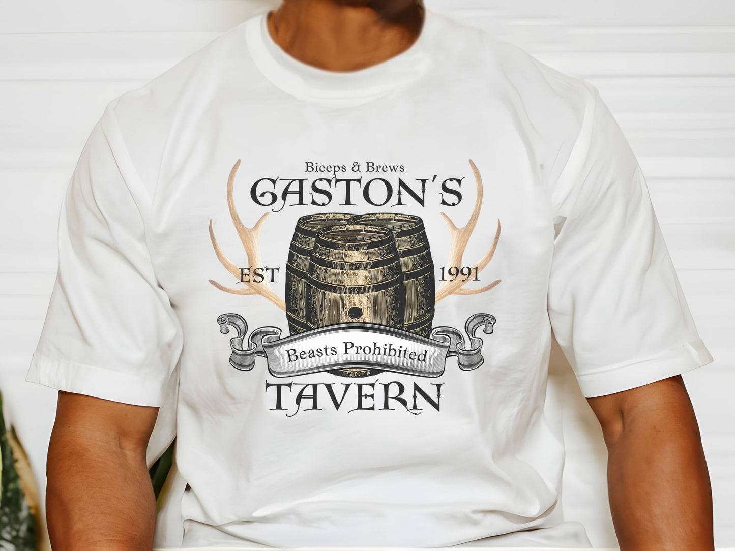 Gaston's Tavern Bella Canvas T-Shirt, Disney Family Matching Shirt
