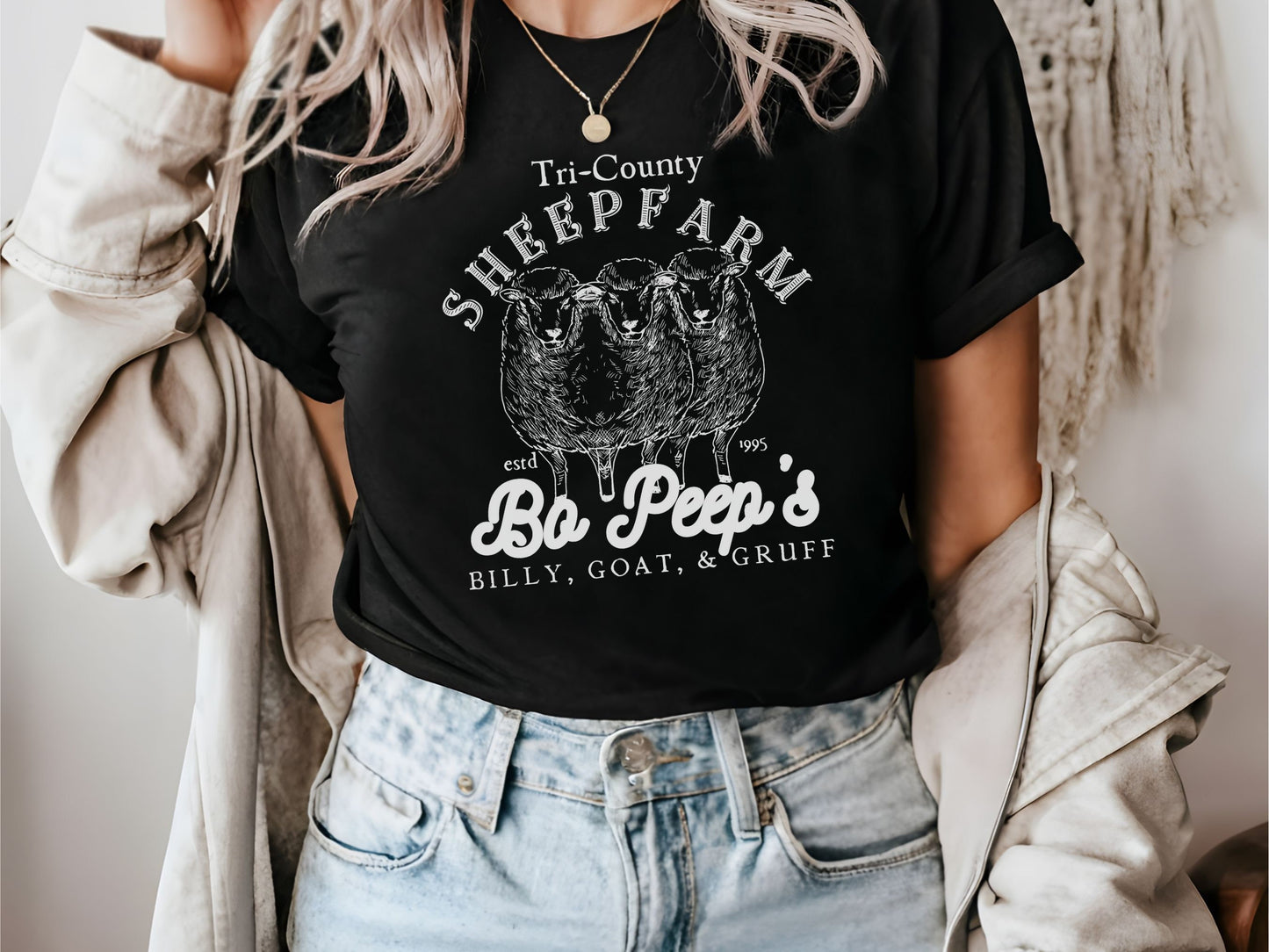 Toy Story Bo Peep's Sheep Farm T-Shirt, Subtle Disney Family Shirt