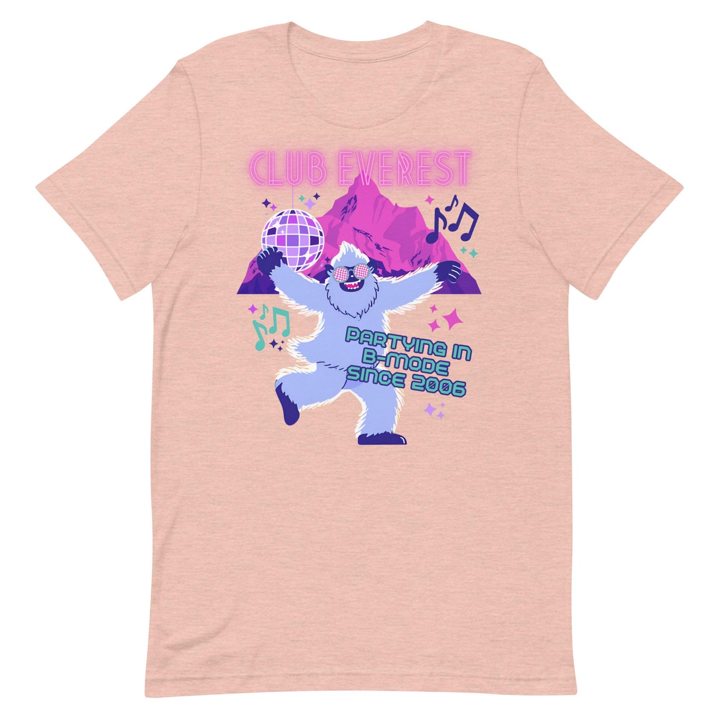Disco Yeti Shirt, Club Everest, Animal Kingdom Bella Canvas Tee