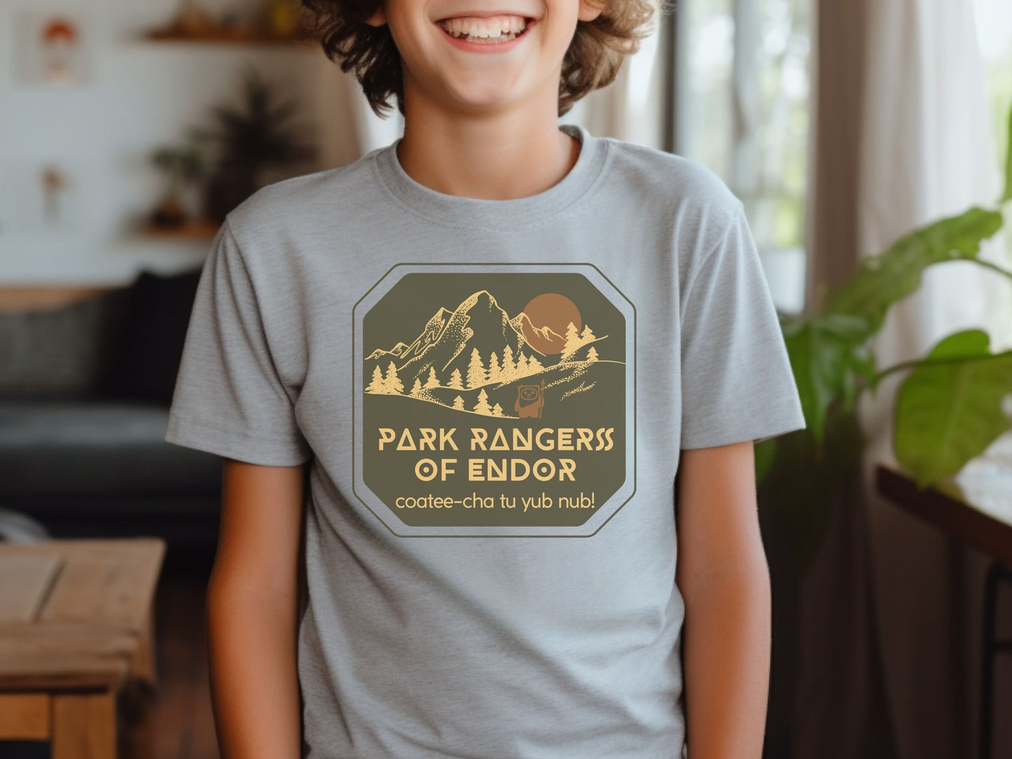 Endor Park Rangers Youth T-Shirt, Subtle Disney Star Wars Family Shirts