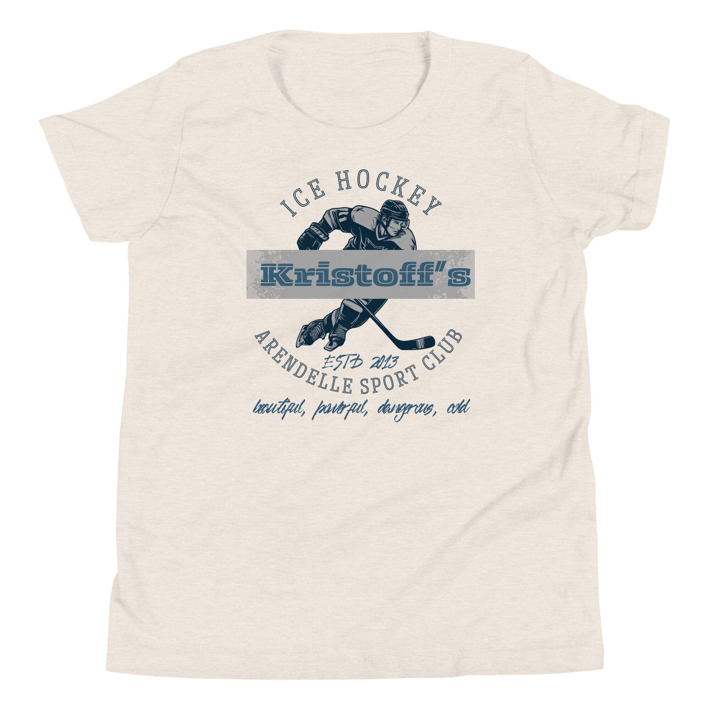 Kristoff's Ice Hockey Youth T-Shirt, Subtle Disney Shirt