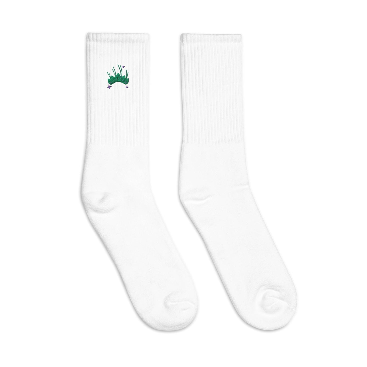 Princess and the Frog Disney Inspired Tiana Embroidered Socks