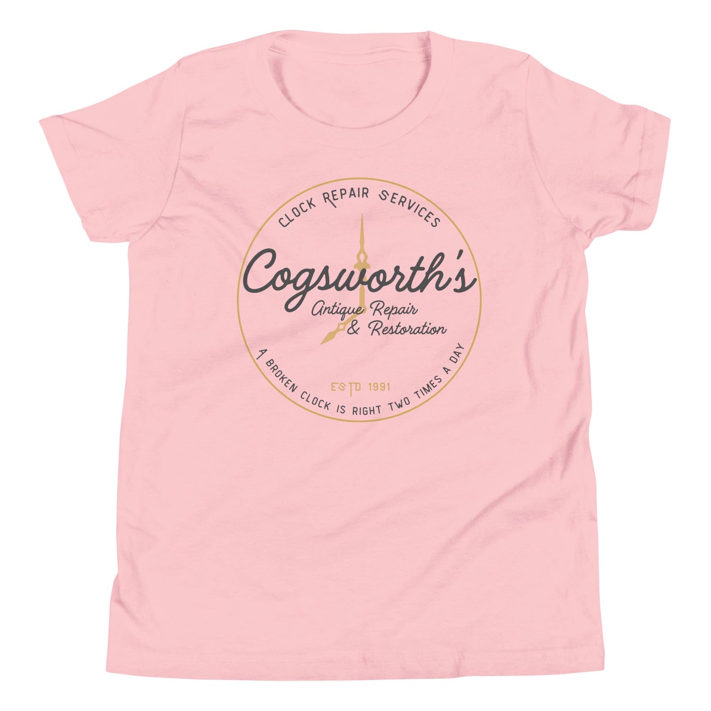 Cogsworth Youth Shirt, Beauty and the Beast, Disneyland Family Tee