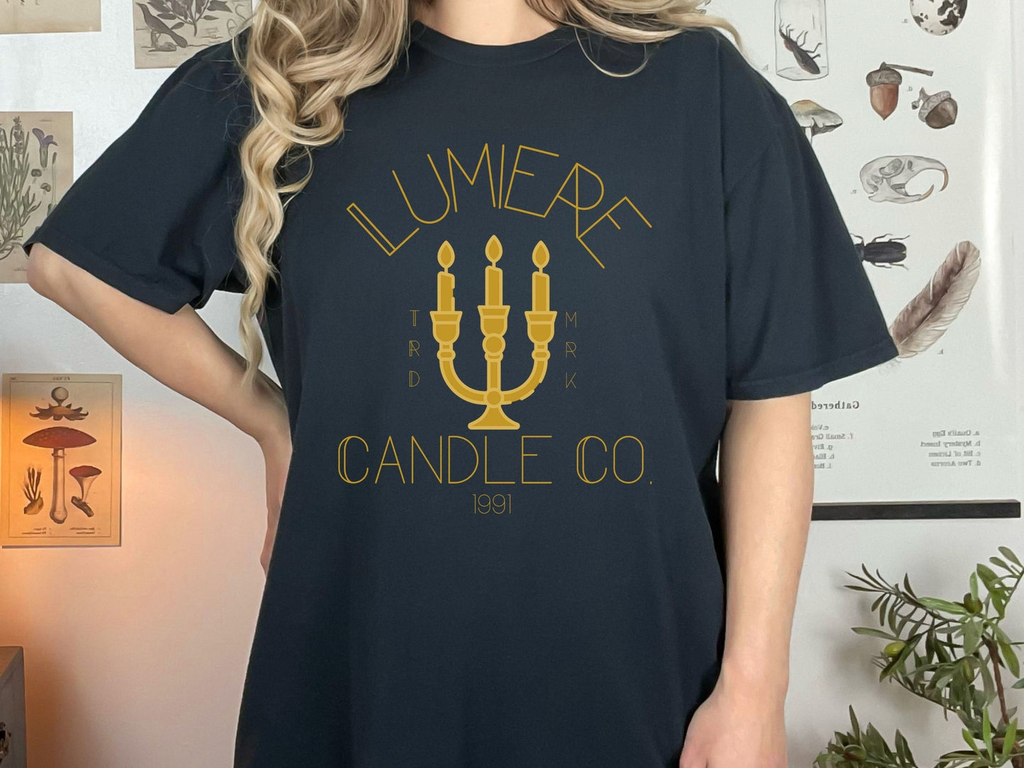 Lumiere Candle Co. Shirt, Beauty and the Beast Inspired, Disney Dad T-Shirt