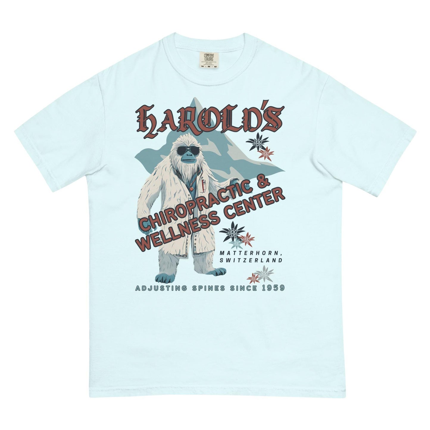 Matterhorn Yeti Comfort Colors Shirt: Disneyland Inspired Tee
