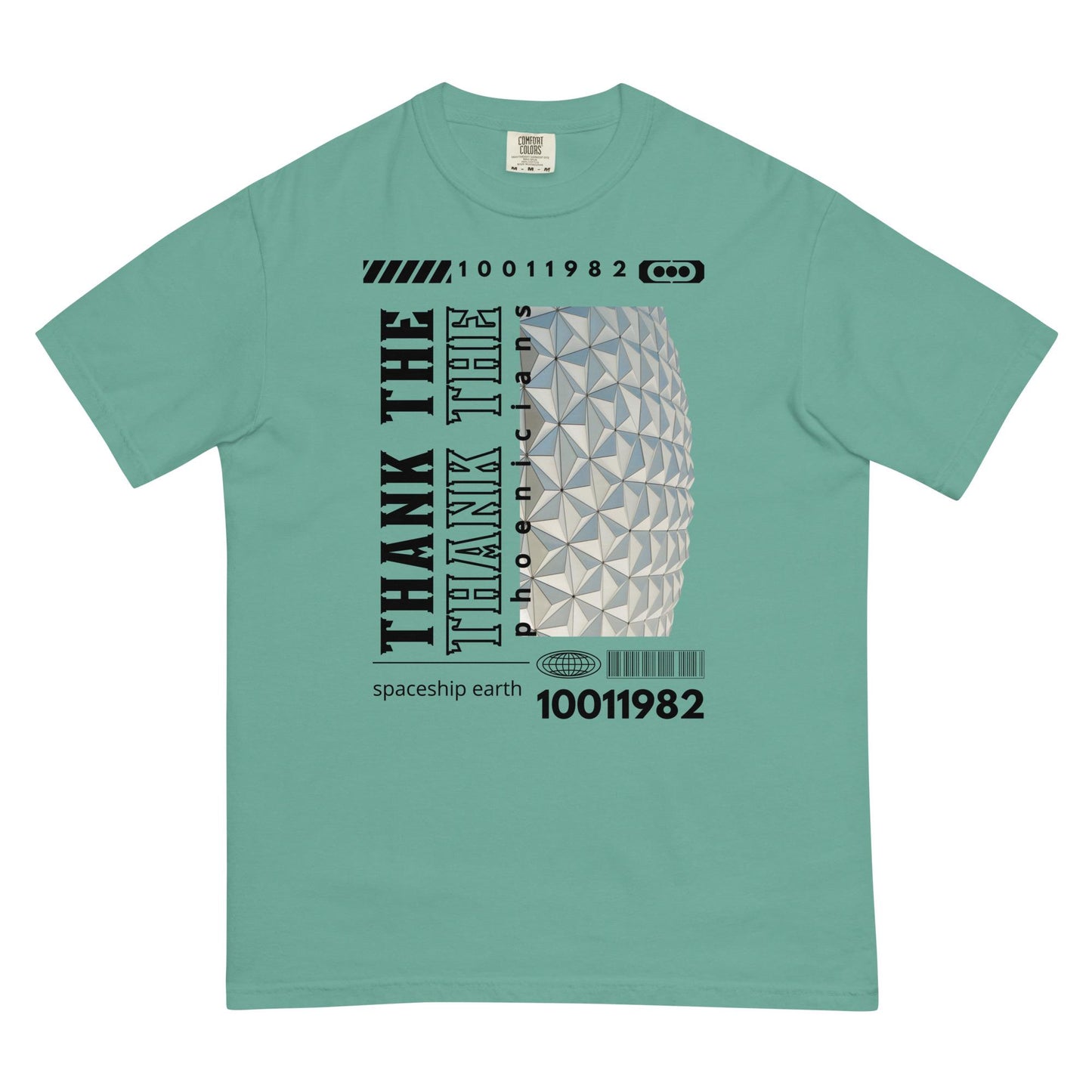 Thank The Phoenicians EPCOT Spaceship Earth T-Shirt