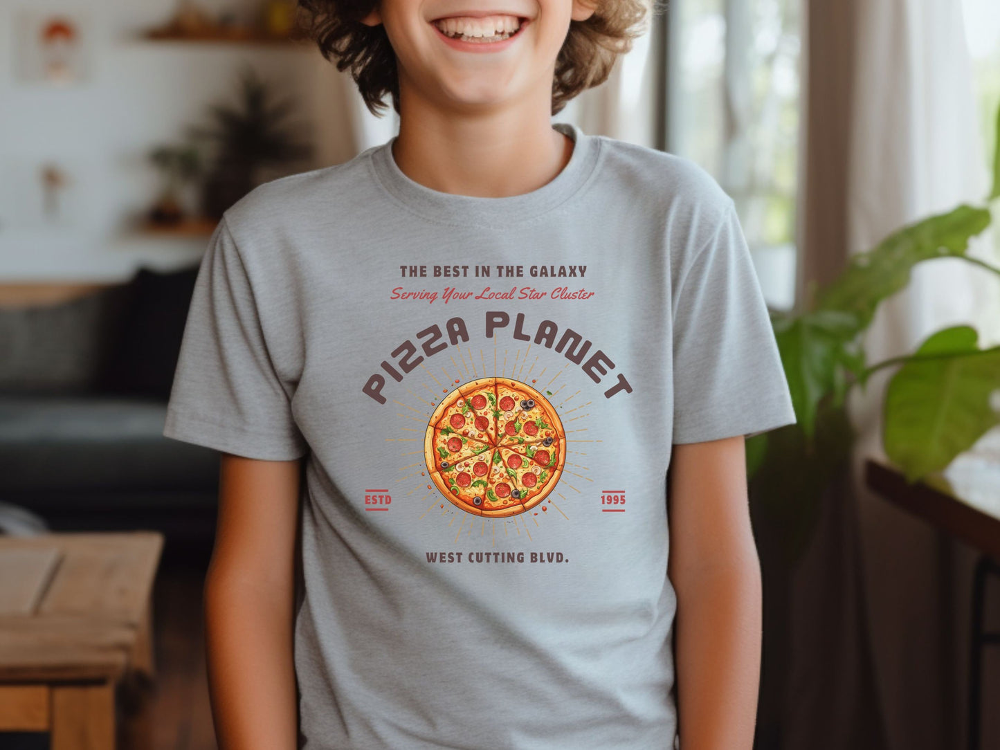 Pizza Planet Youth T-Shirt, Subtle Disney Matching Shirt