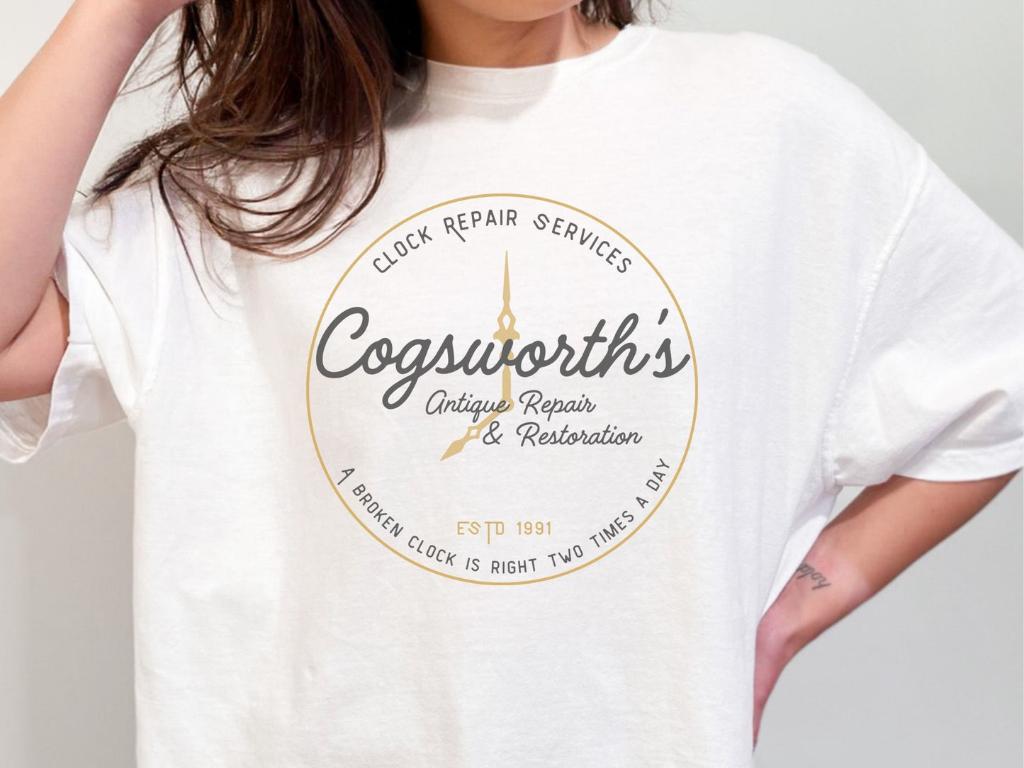Cogsworth Beauty and the Beast Shirt, Comfort Colors, Disneyland