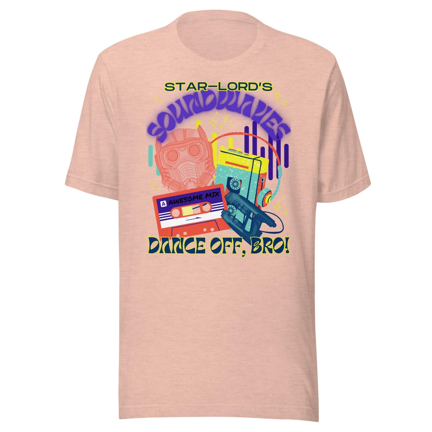 Star-Lord Soundwaves T-Shirt: Guardians of the Galaxy Bella Canvas Tee