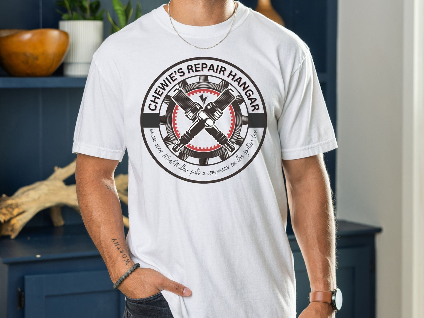 Chewie's Repair Hangar Disney T-Shirt, Moof-Milker, Comfort Colors