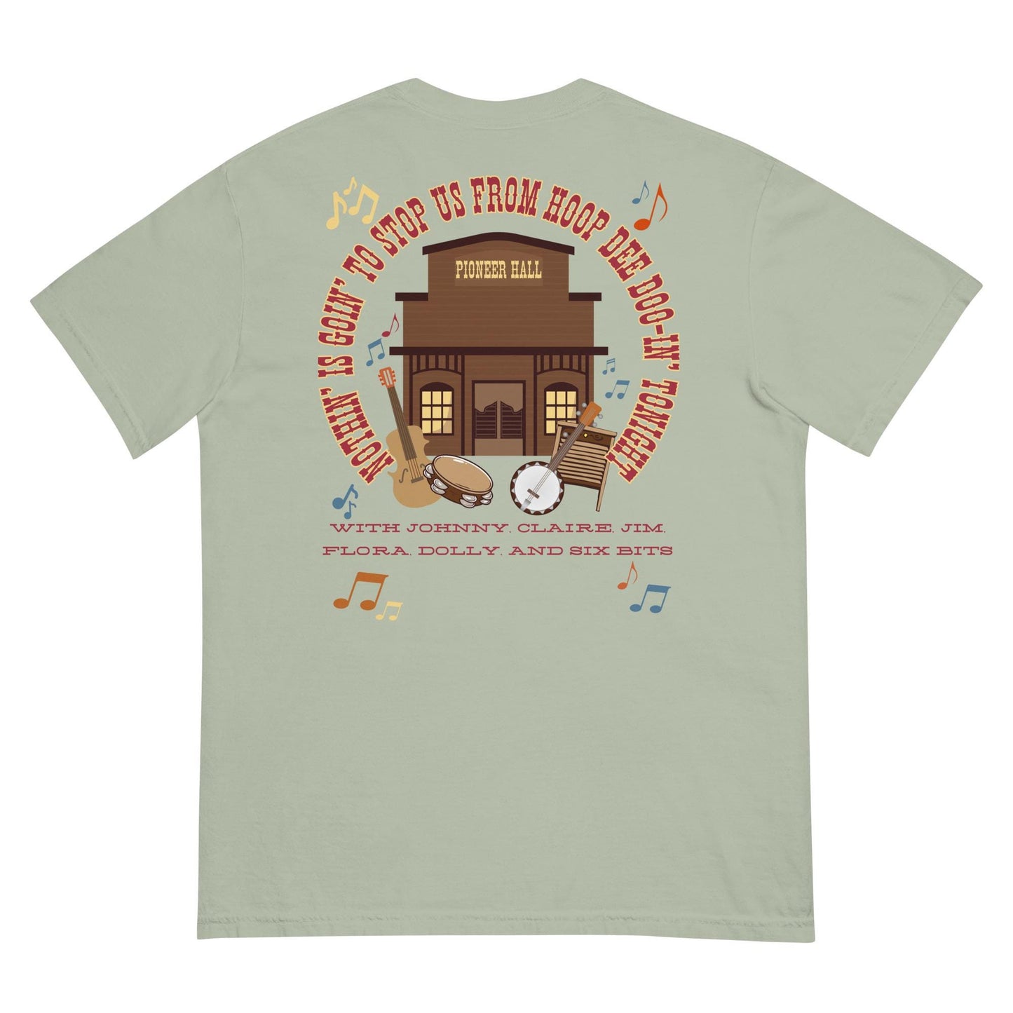 Hoop Dee Doo Revue Shirt, Pioneer Hall Comfort Colors Tee