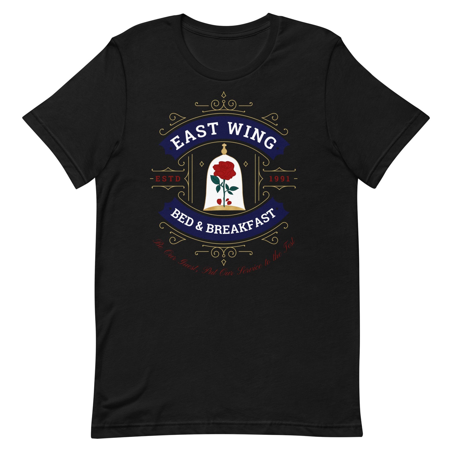 Be Our Guest Disney Shirt, East Wing Bed & Breakfast Bella Canvas Tee