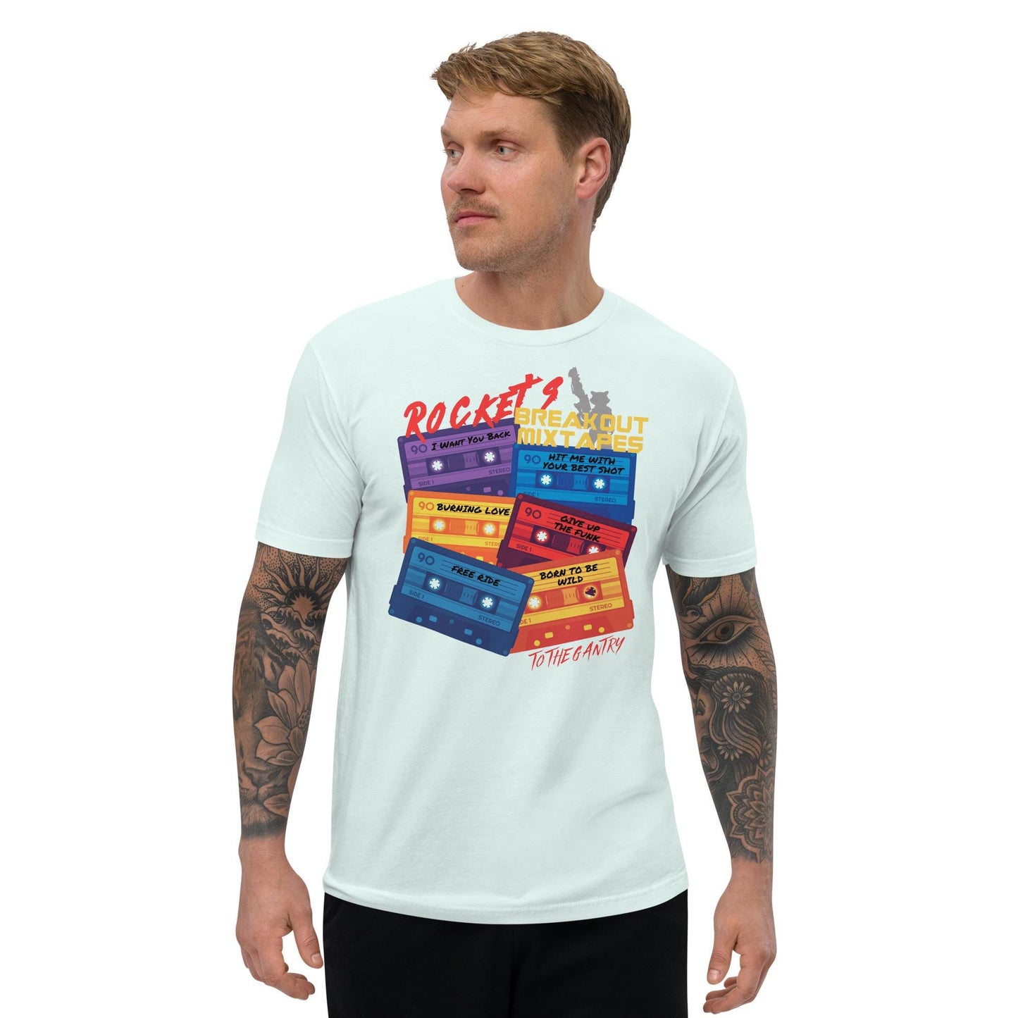 Rocket's Breakout Mixtapes, Guardians of the Galaxy Fan Shirt, Disneyland T-shirt, Disney Dad