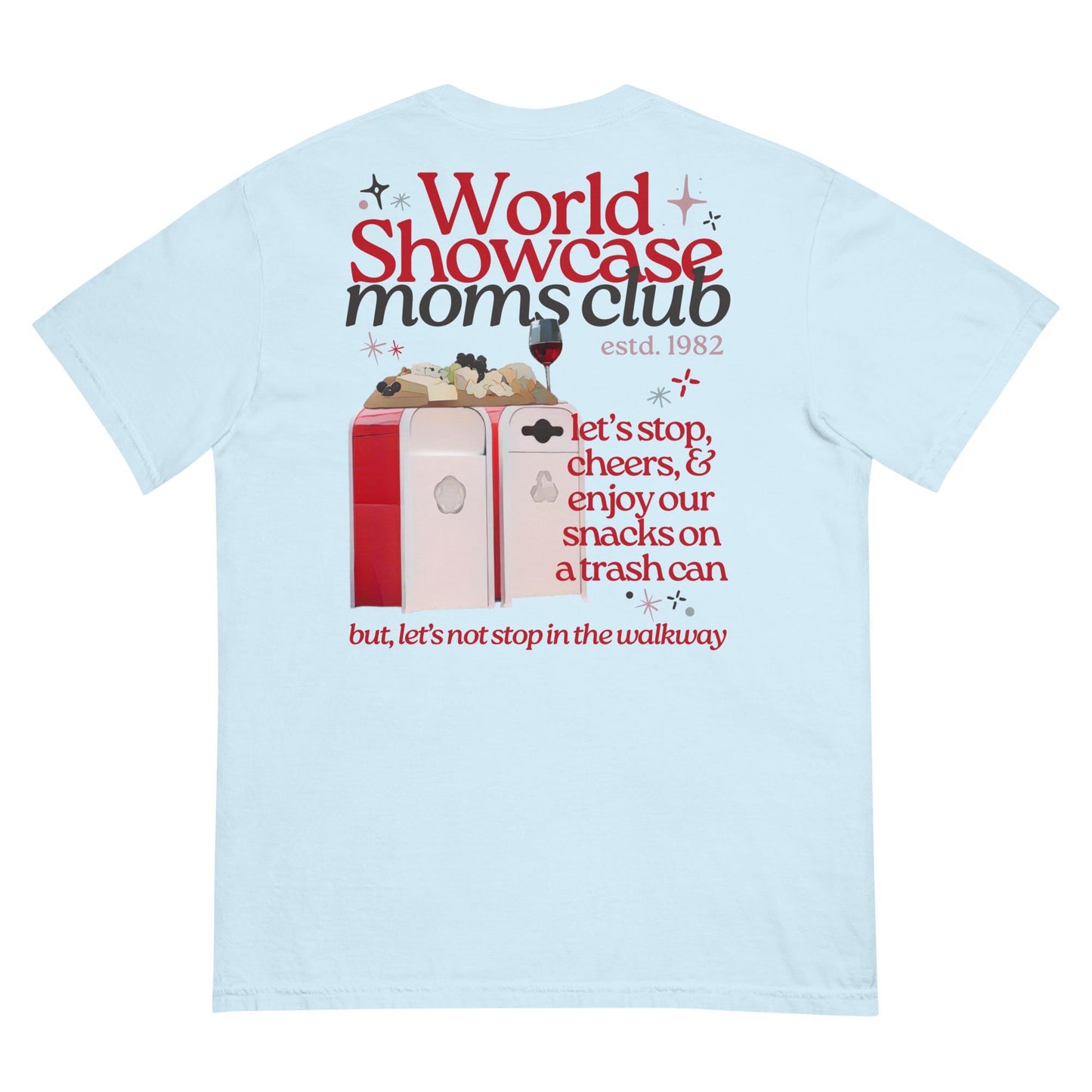 World Showcase Moms Club Comfort Colors Shirt, Funny Disney EPCOT Trip Tee