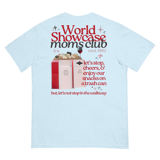 World Showcase Moms Club Comfort Colors Shirt, Funny Disney EPCOT Trip Tee