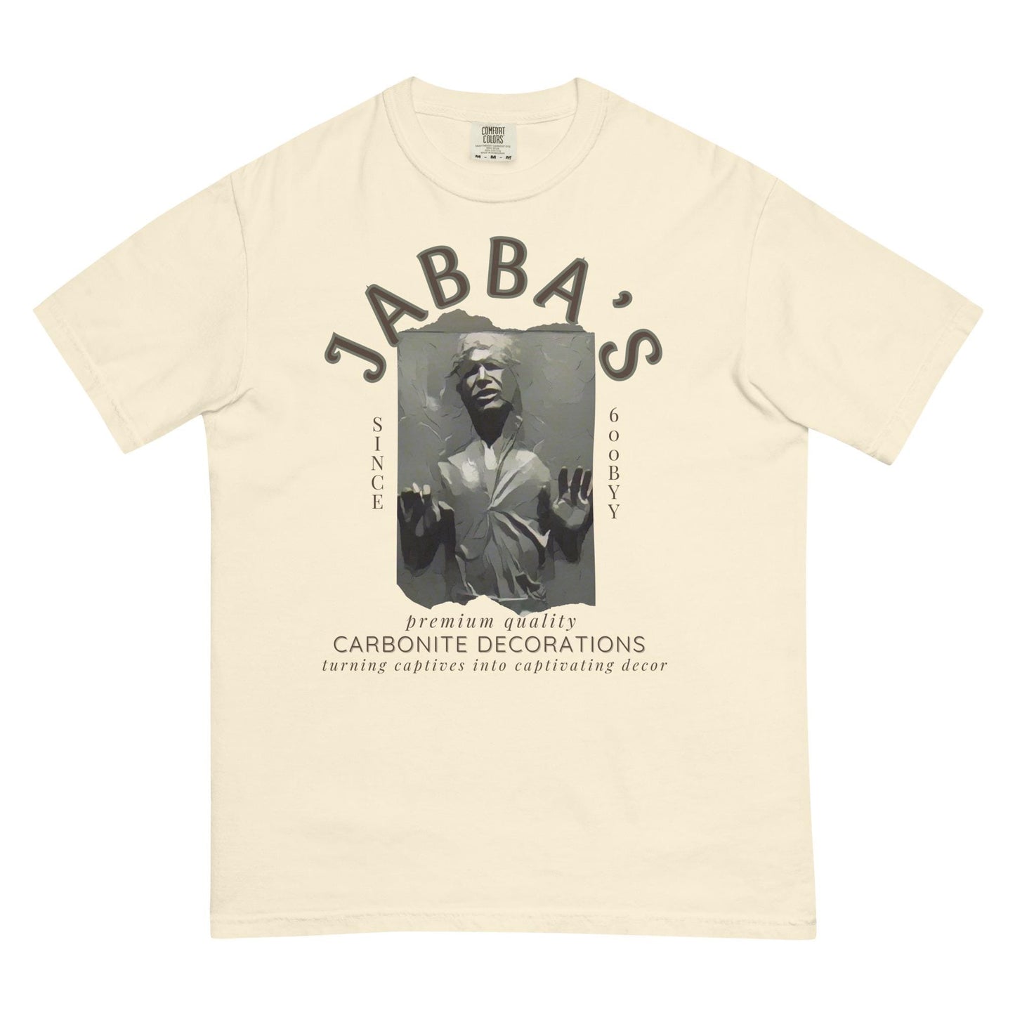 Jabba's Carbonite Heavyweight T-Shirt, Subtle Star Wars Disney Dad Shirt