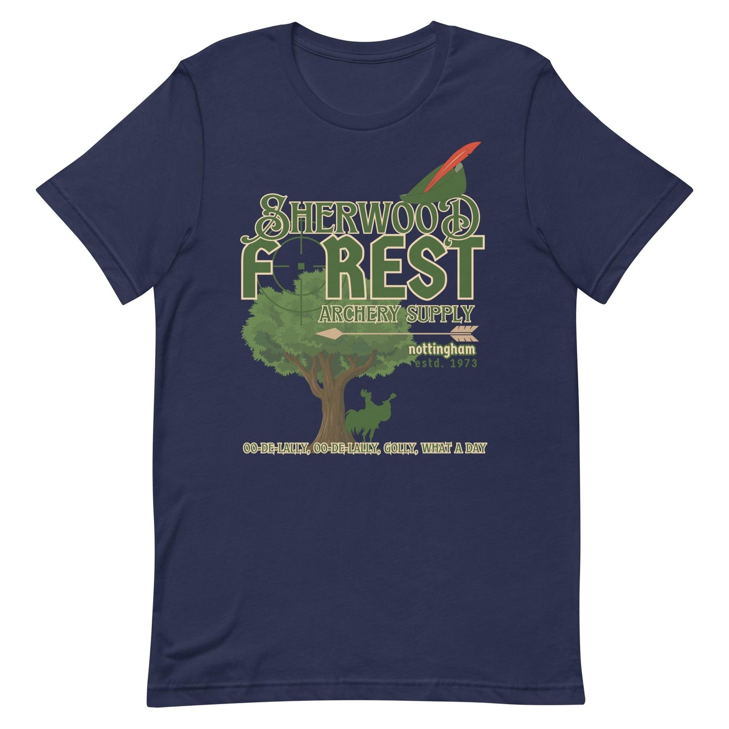 Sherwood Forest Archery Bella Canvas T-Shirt, Subtle Disney Shirt