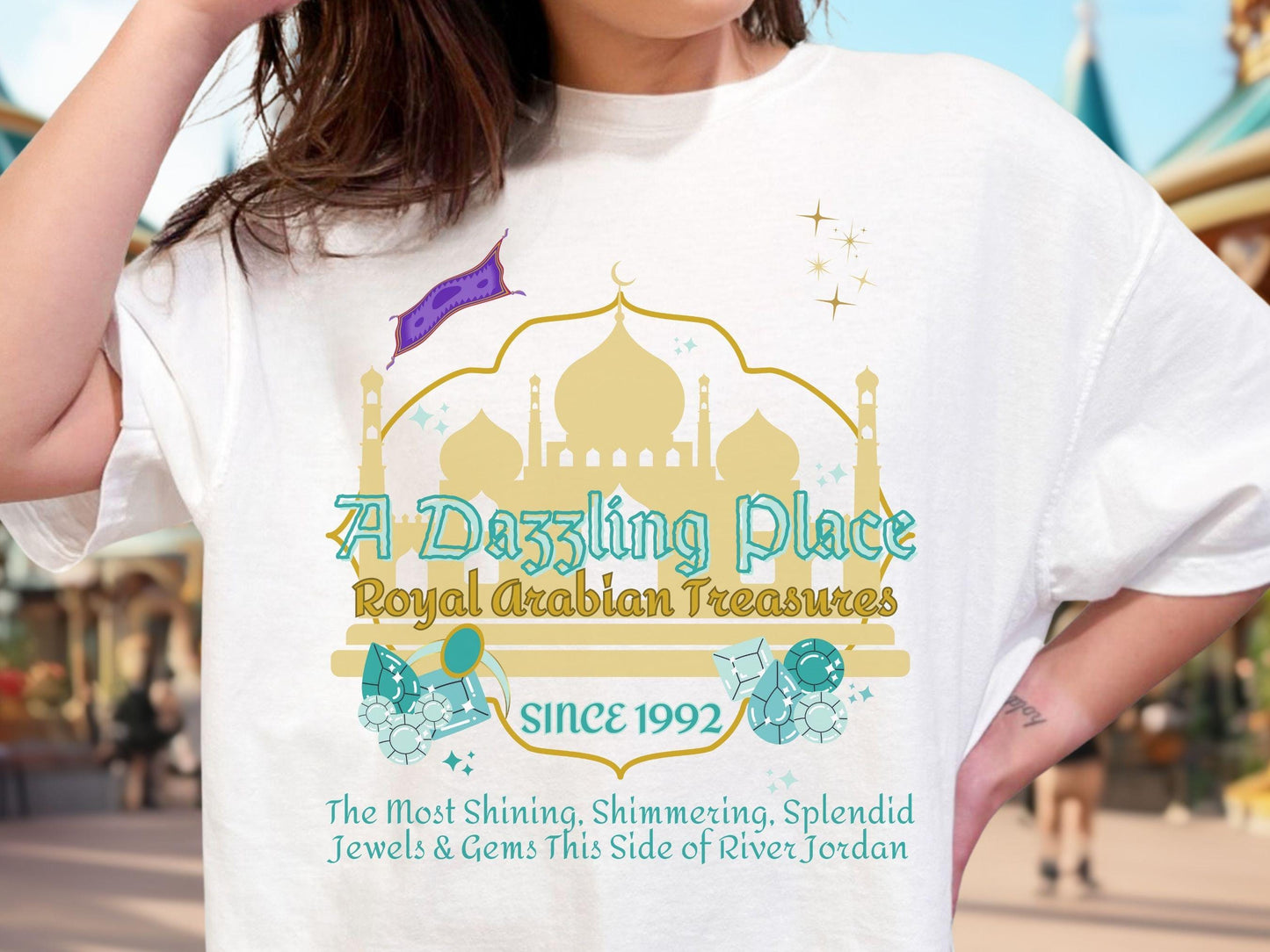 Princess Jasmine Inspired Shirt, Aladdin Magic Kingdom Tee
