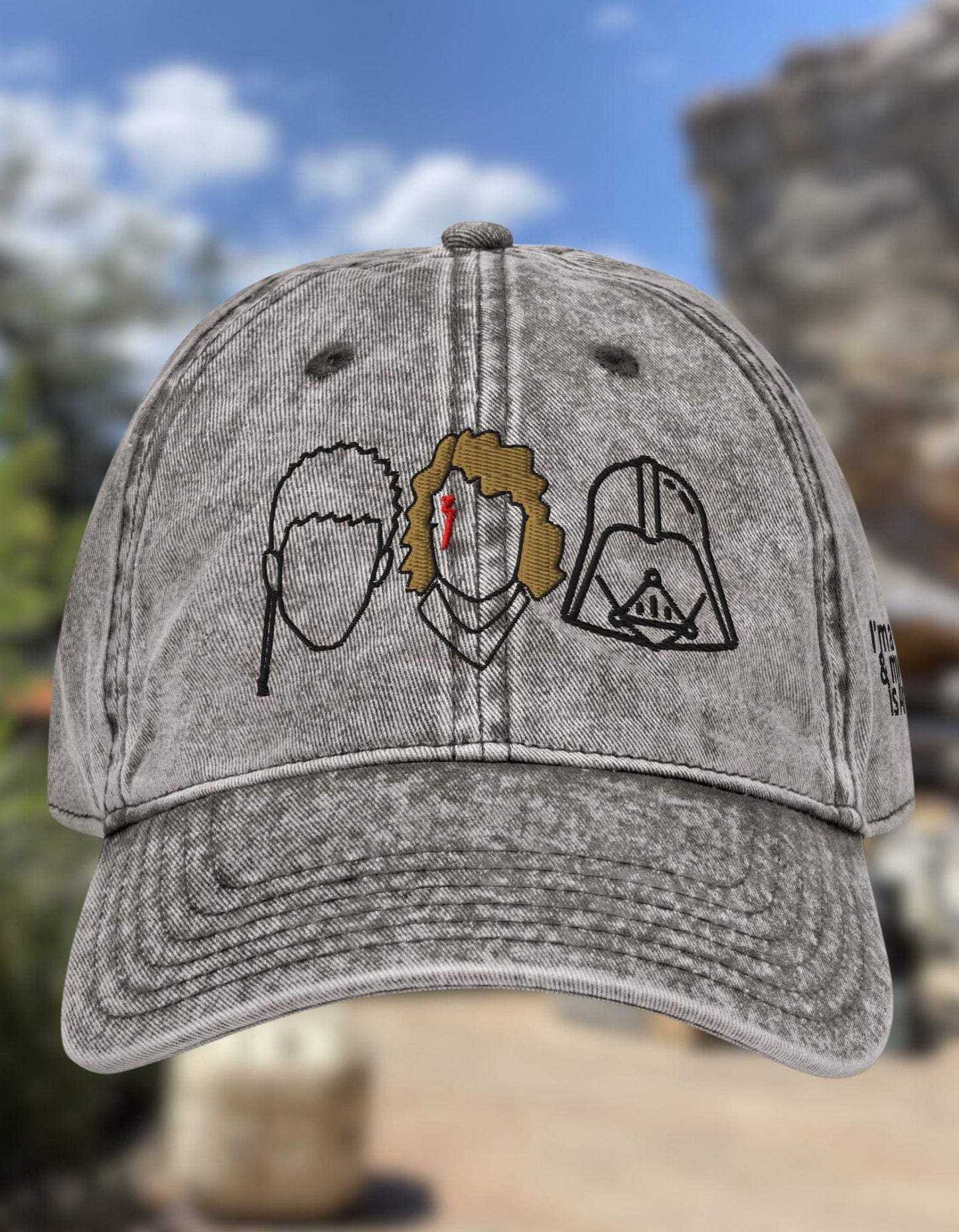 Anakin Skywalker Hat: Star Wars Embroidered Twill Dad Cap