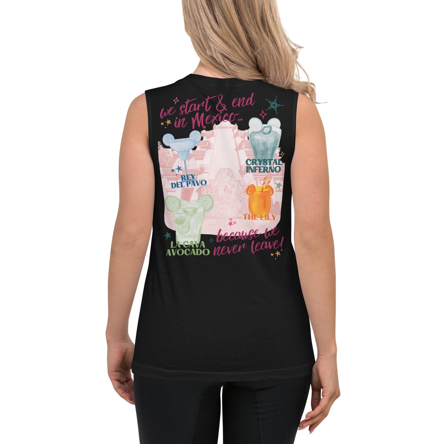 La Cava Bella Canvas Muscle Shirt, Disney EPCOT Mexico Trip