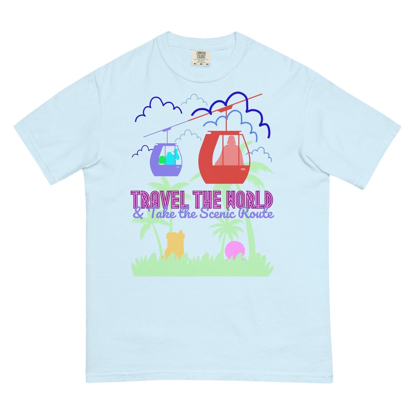 Disney Skyliner Comfort Colors T-Shirt, Park Hopping Family Shirts