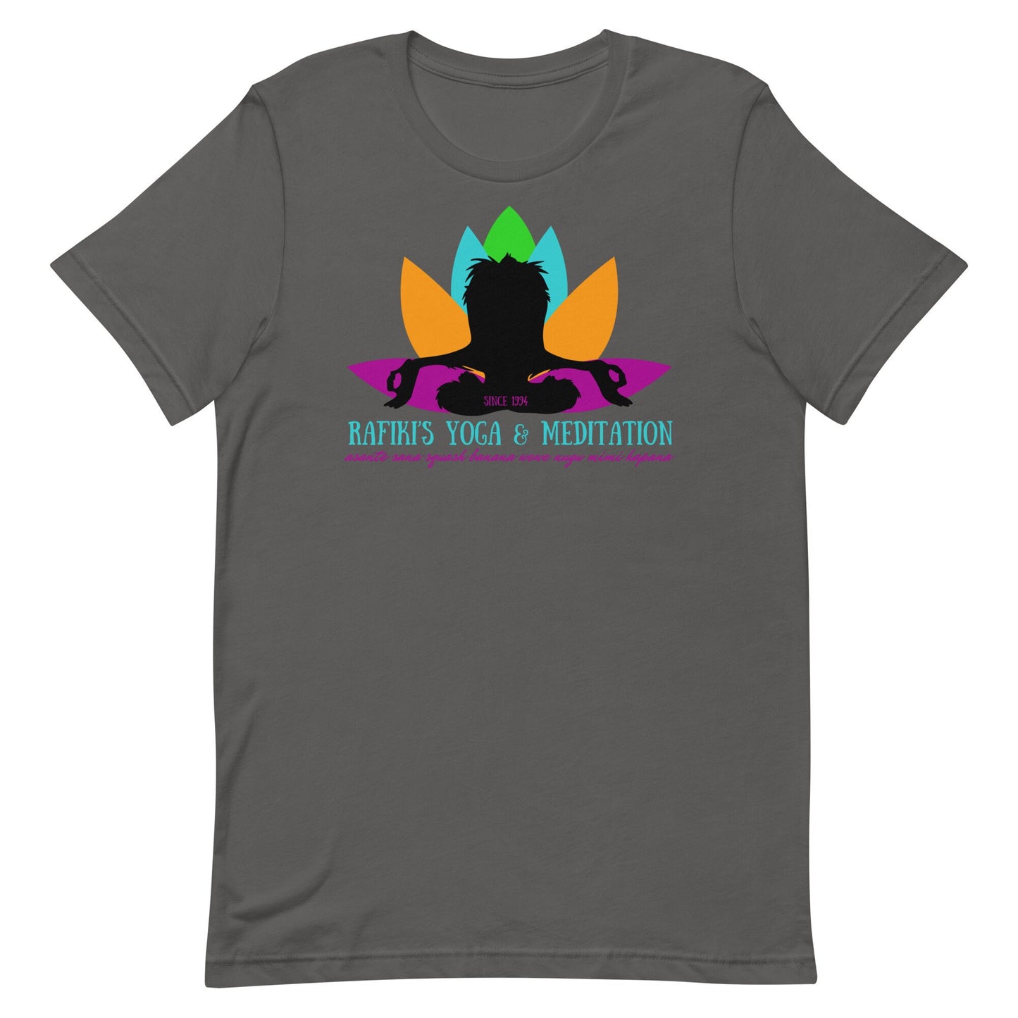 Rafiki's Yoga Meditation Shirt, Lion King, Bella Canvas Tee