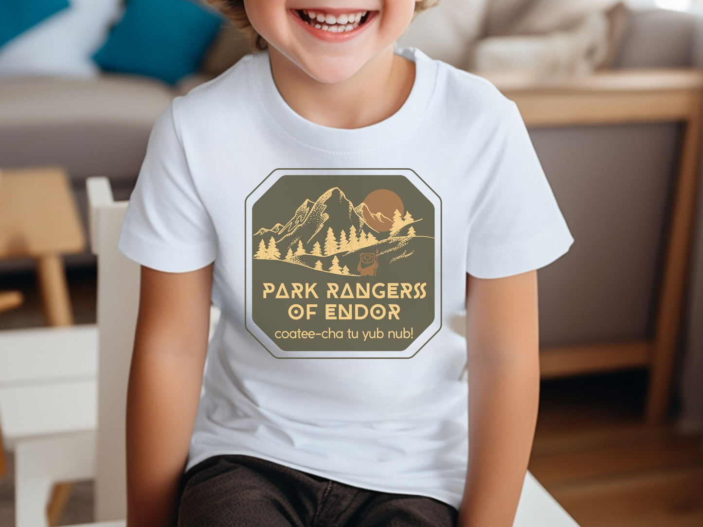 Endor Park Rangers Youth T-Shirt, Subtle Disney Star Wars Family Shirts