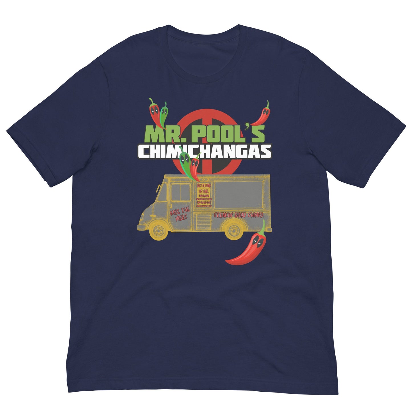 Deadpool Mr. Pool's Chimis Bella Canvas Tee, Subtle Disney Shirt