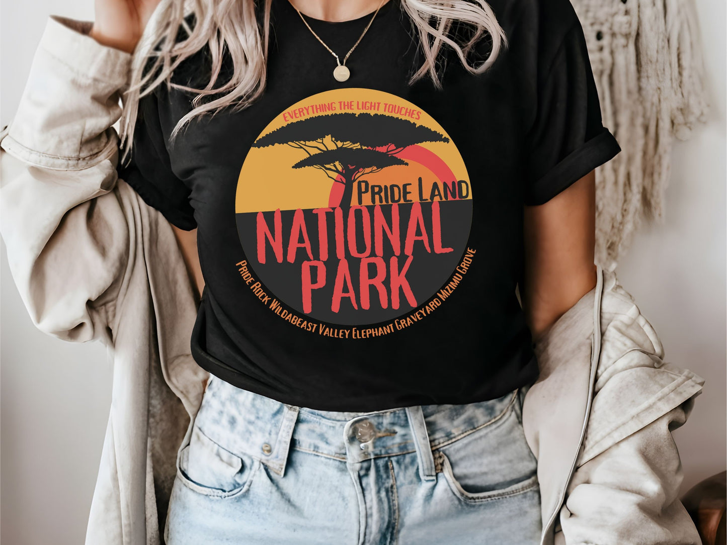 Pride Land National Park Bella Canvas Disney Family Matching Shirt