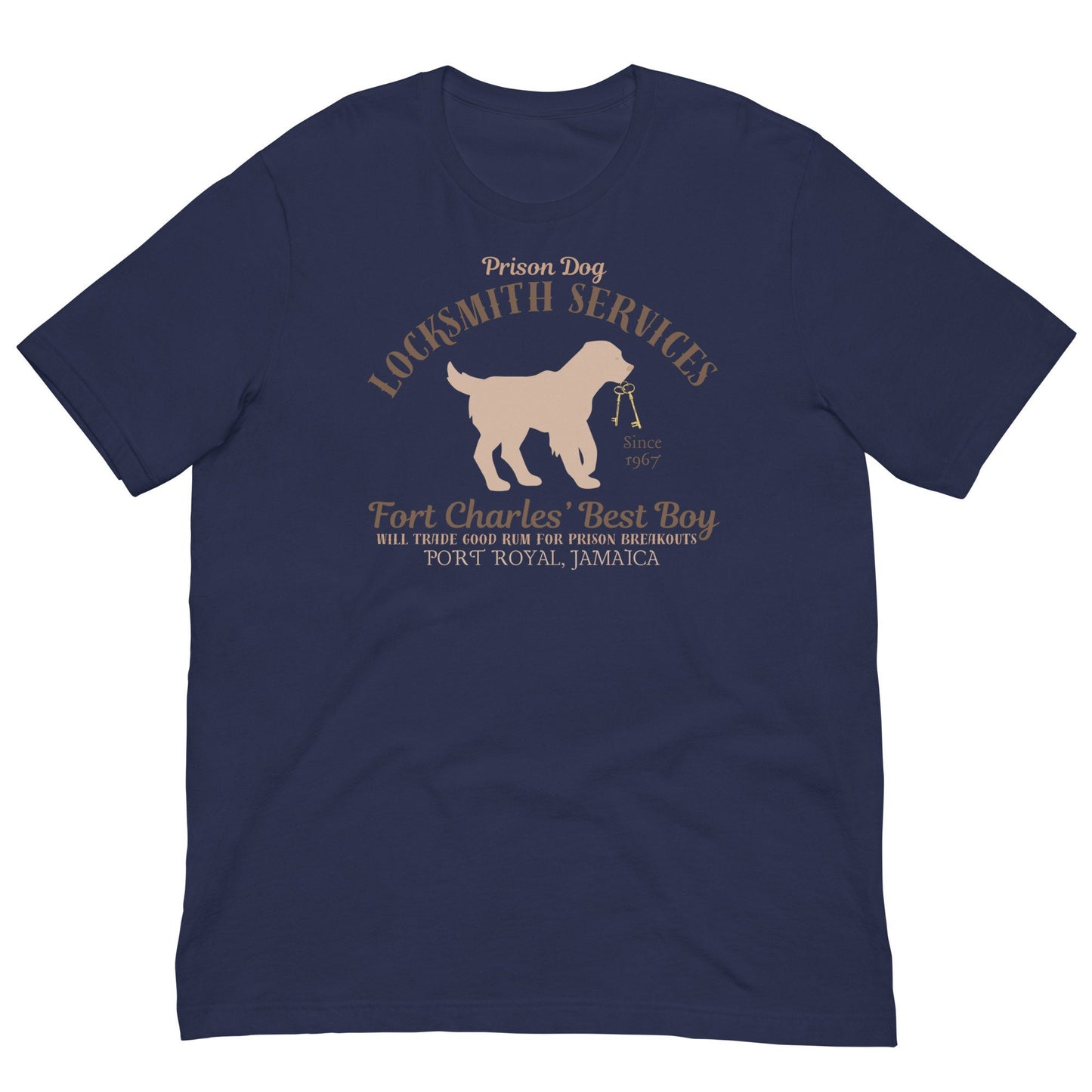 Pirates of the Caribbean T-Shirt: Prison Dog Locksmith - Bella Canvas