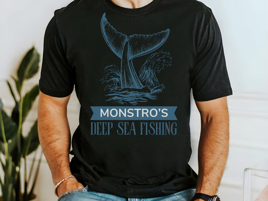 Monstro's Deep Sea Fishing Shirt, Subtle Pinocchio Disney Tee